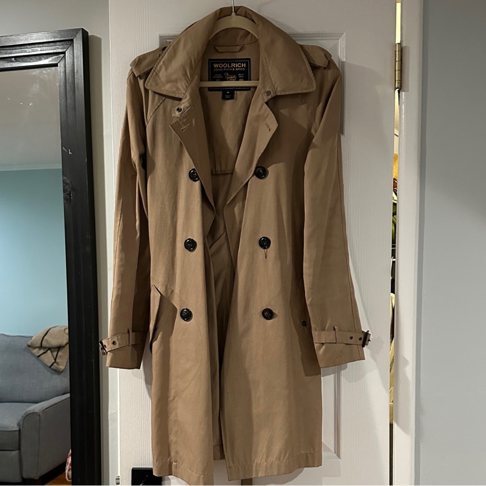 Woolrich Classic Brown Trench Coat